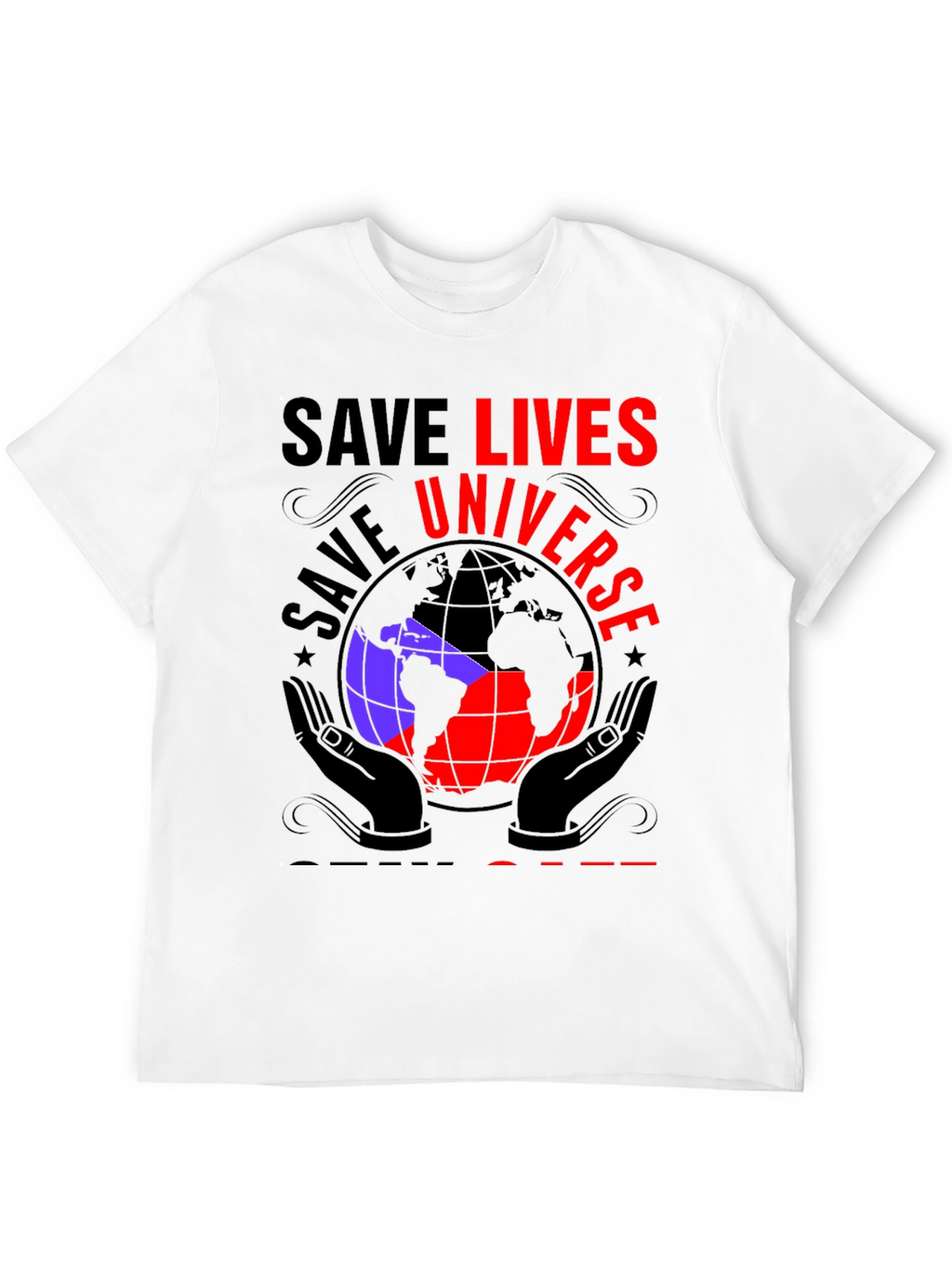 Save Lives Universe Graphic T-Shirt