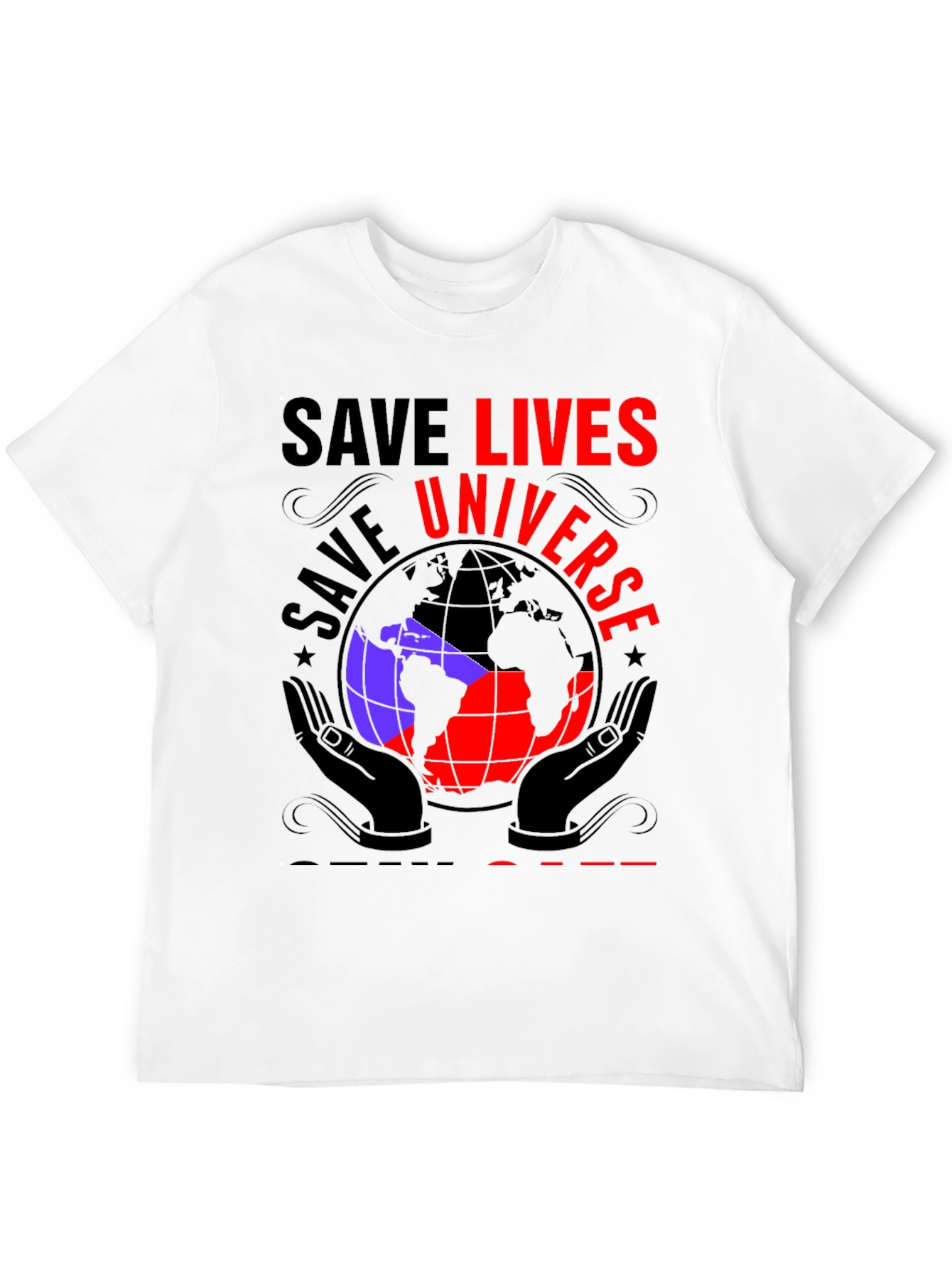 Save Lives Universe Graphic T-Shirt