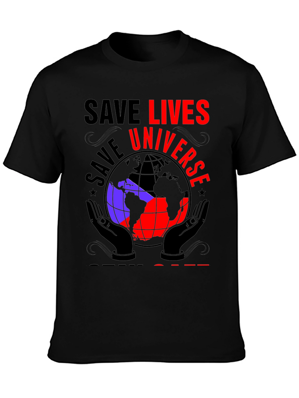 Save Lives Universe Graphic T-Shirt