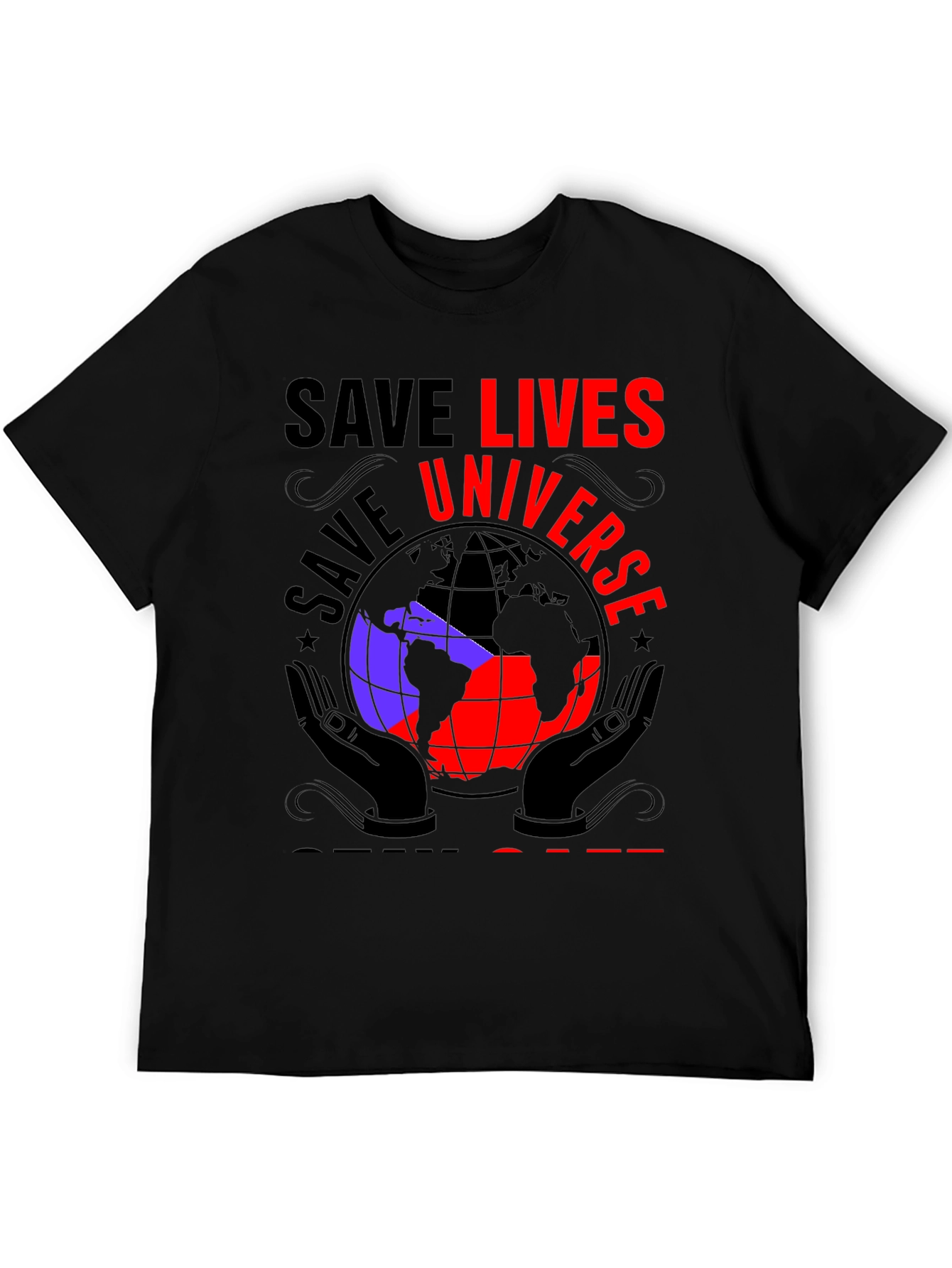 Save Lives Universe Graphic T-Shirt