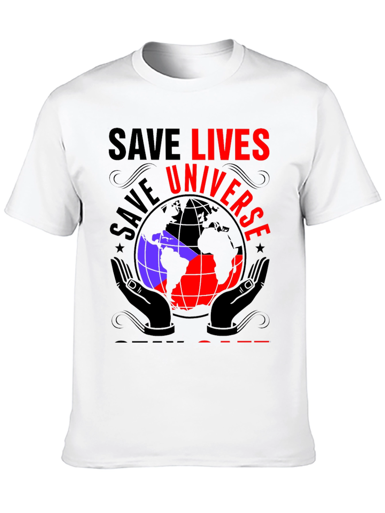 Save Lives Universe Graphic T-Shirt