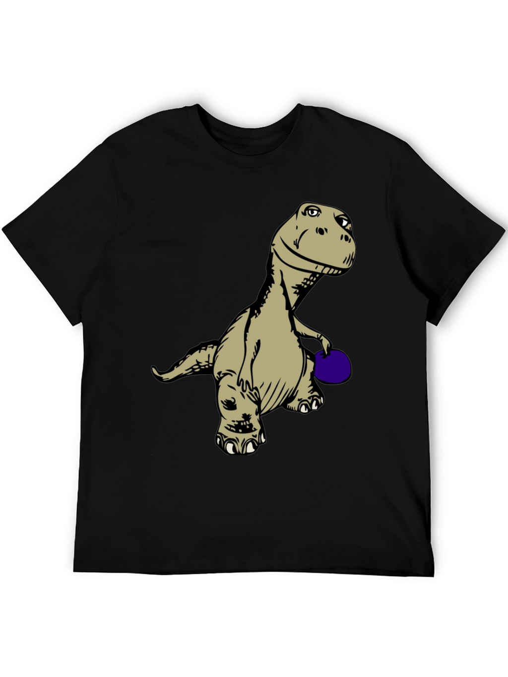 Dinosaur Bowling T-Shirt - Novelty Graphic Tee