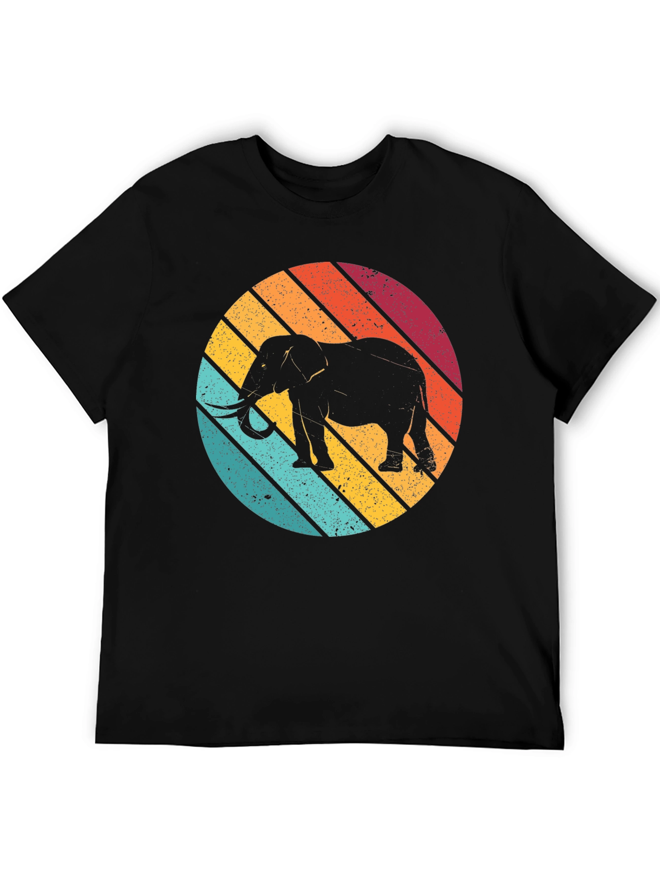 Retro Elephant T-Shirt - Vintage Style Graphic Tee
