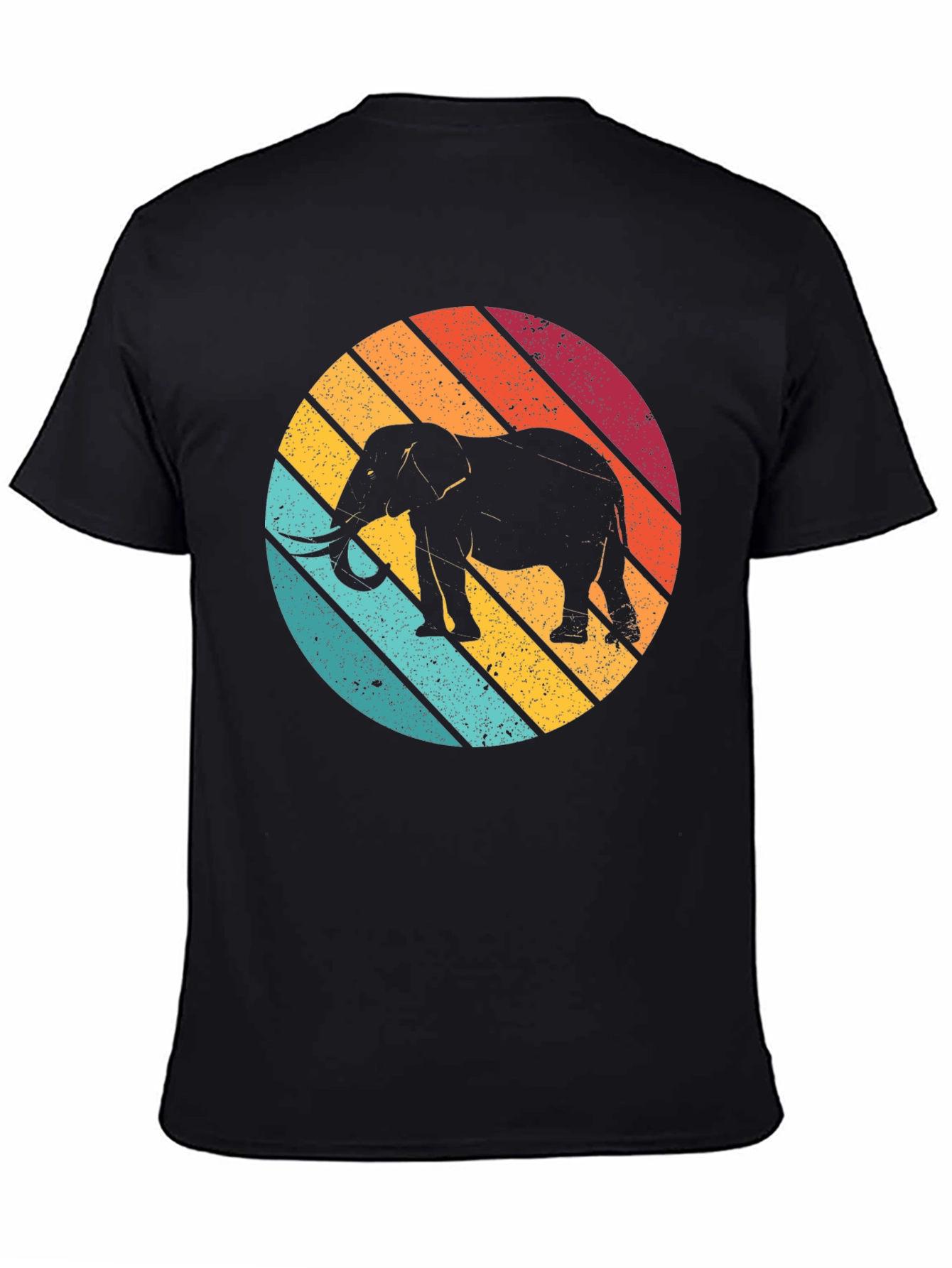 Retro Elephant T-Shirt - Vintage Style Graphic Tee