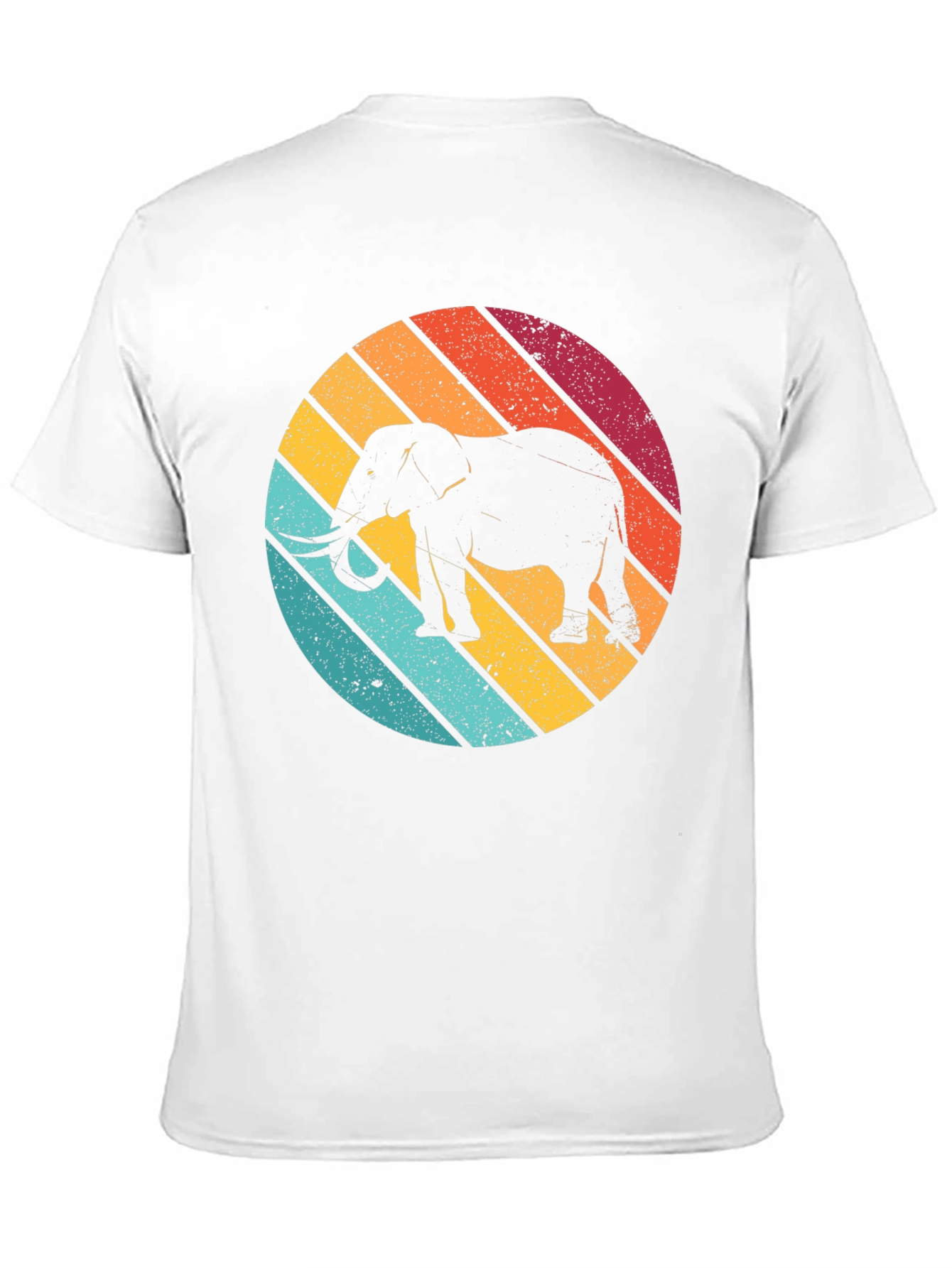 Retro Elephant T-Shirt - Vintage Style Graphic Tee