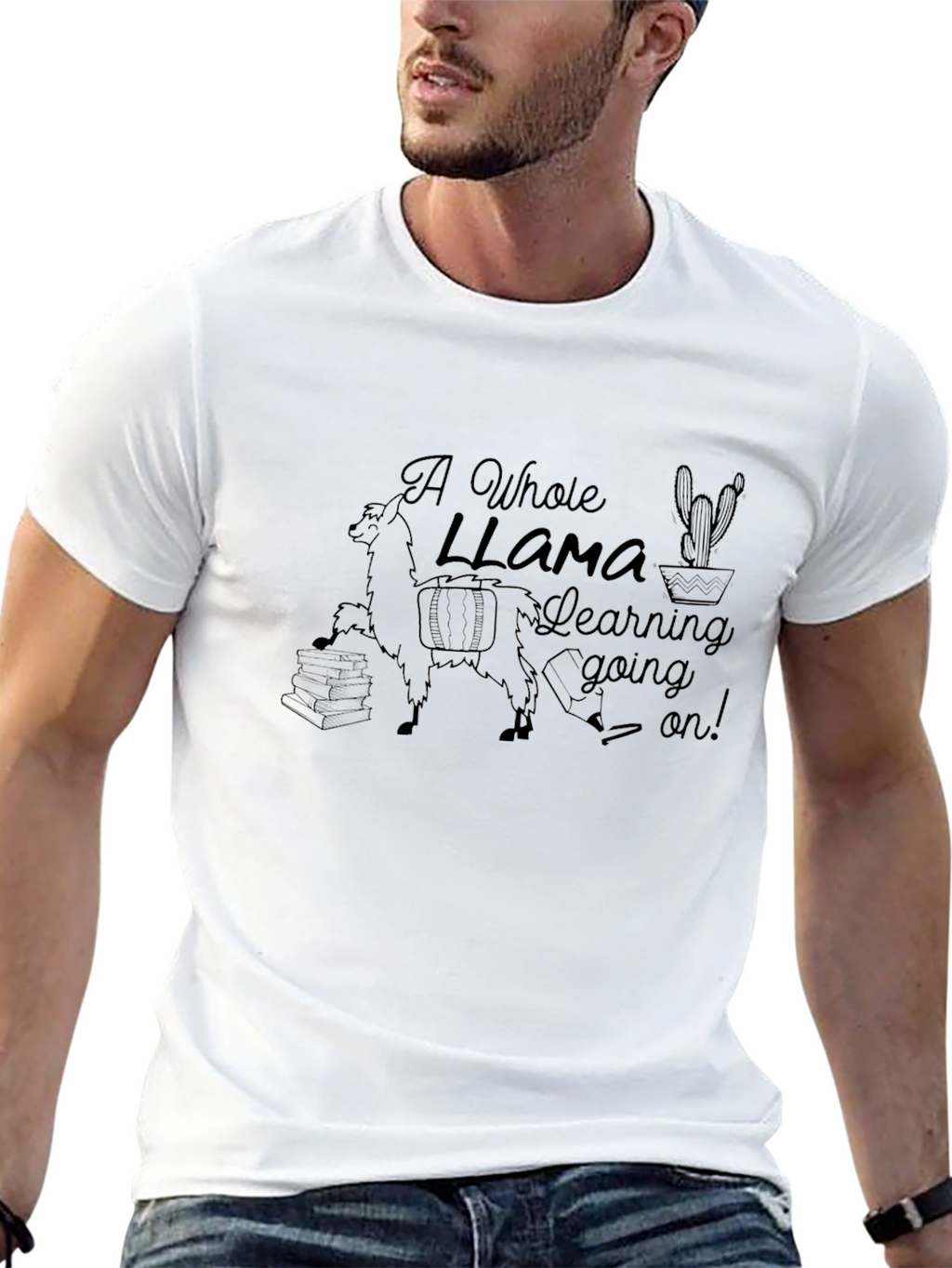 A Whole Llama Learning T-Shirt