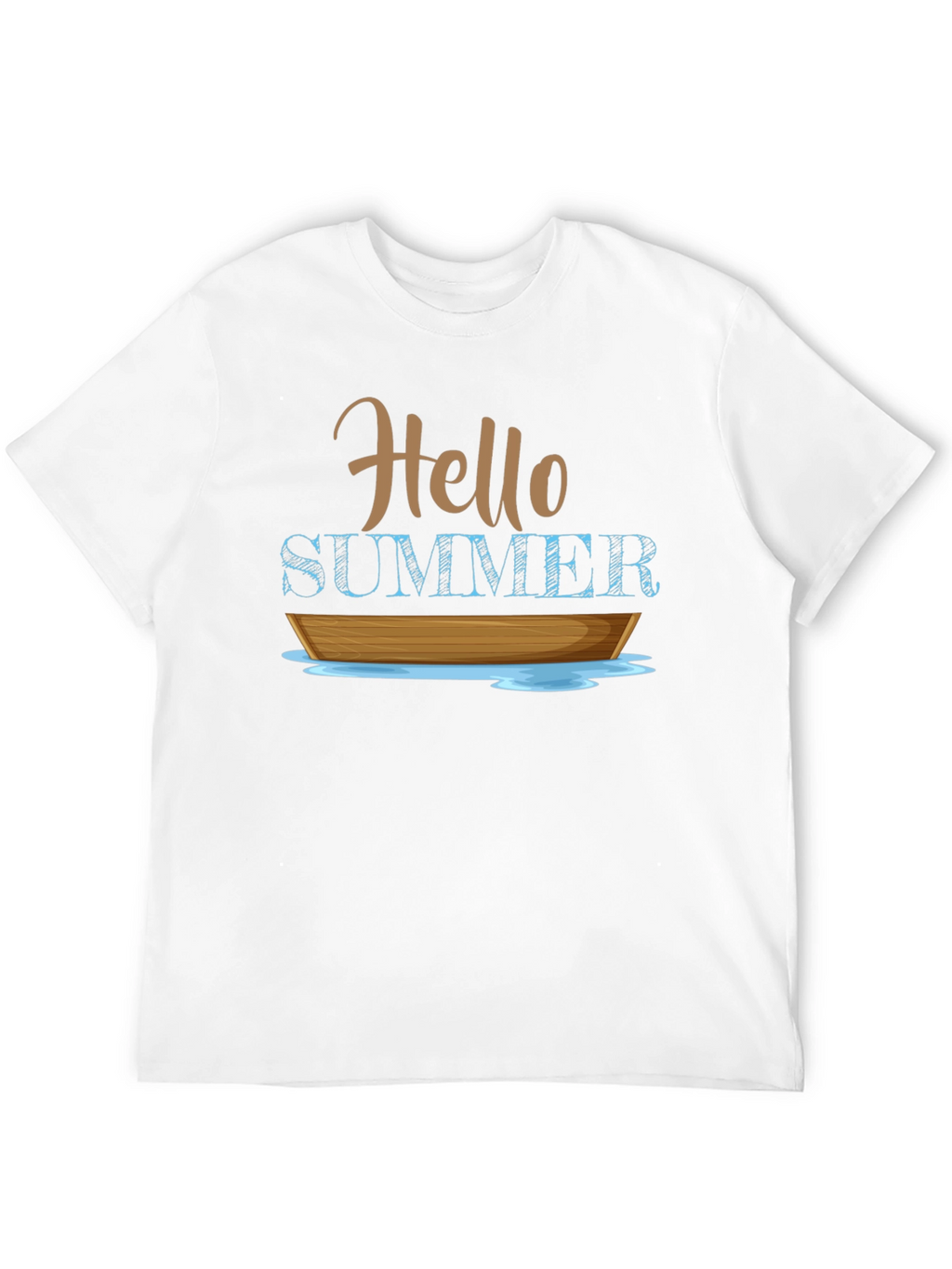 Hello Summer Boat T-Shirt