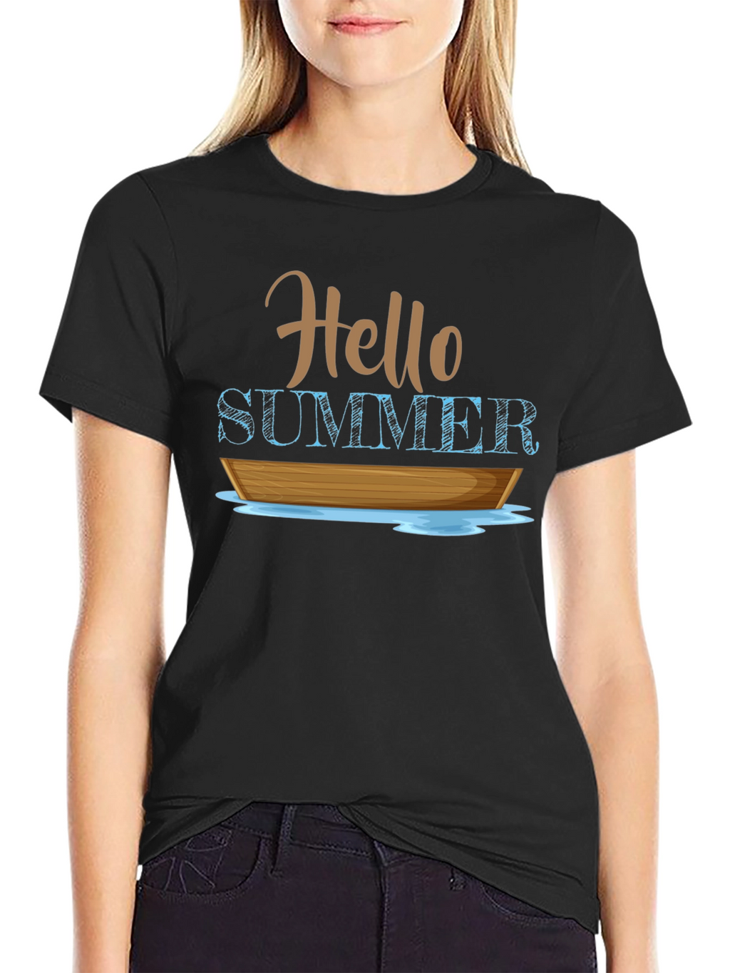 Hello Summer Boat T-Shirt