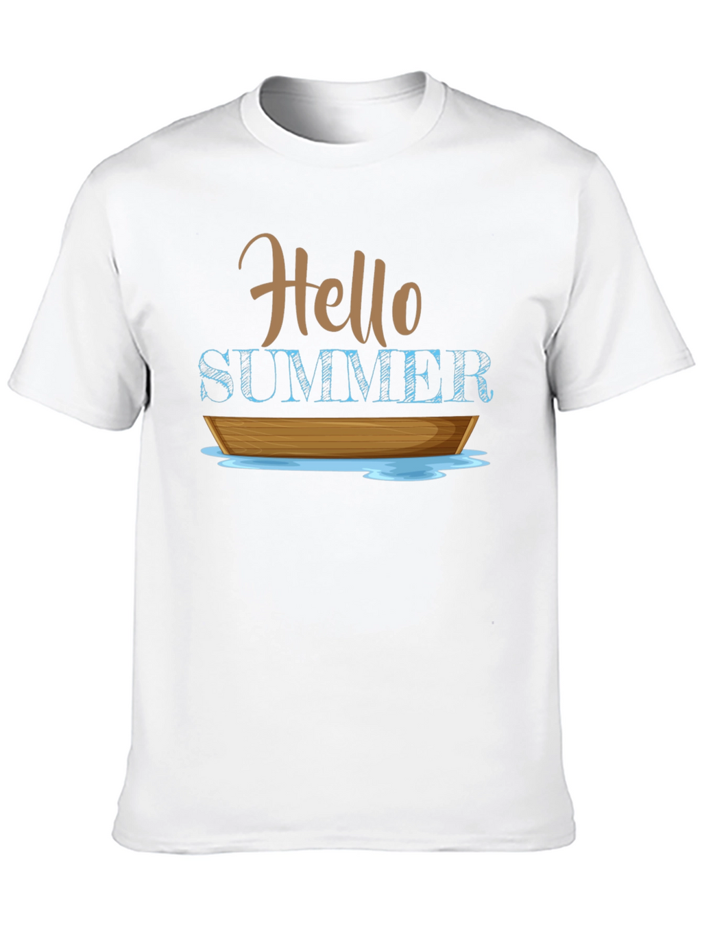 Hello Summer Boat T-Shirt