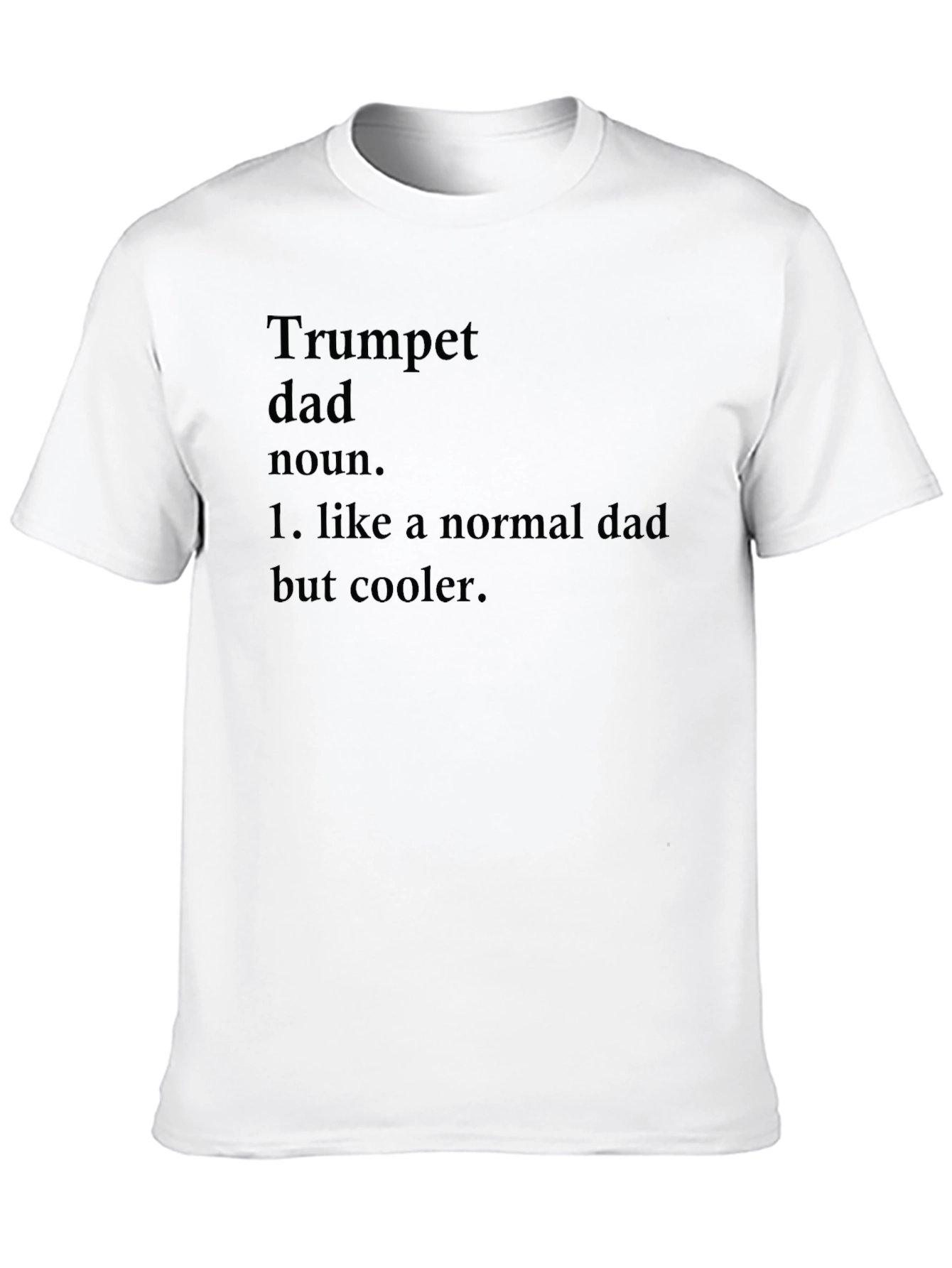 Trumpet Dad Definition Black T-Shirt