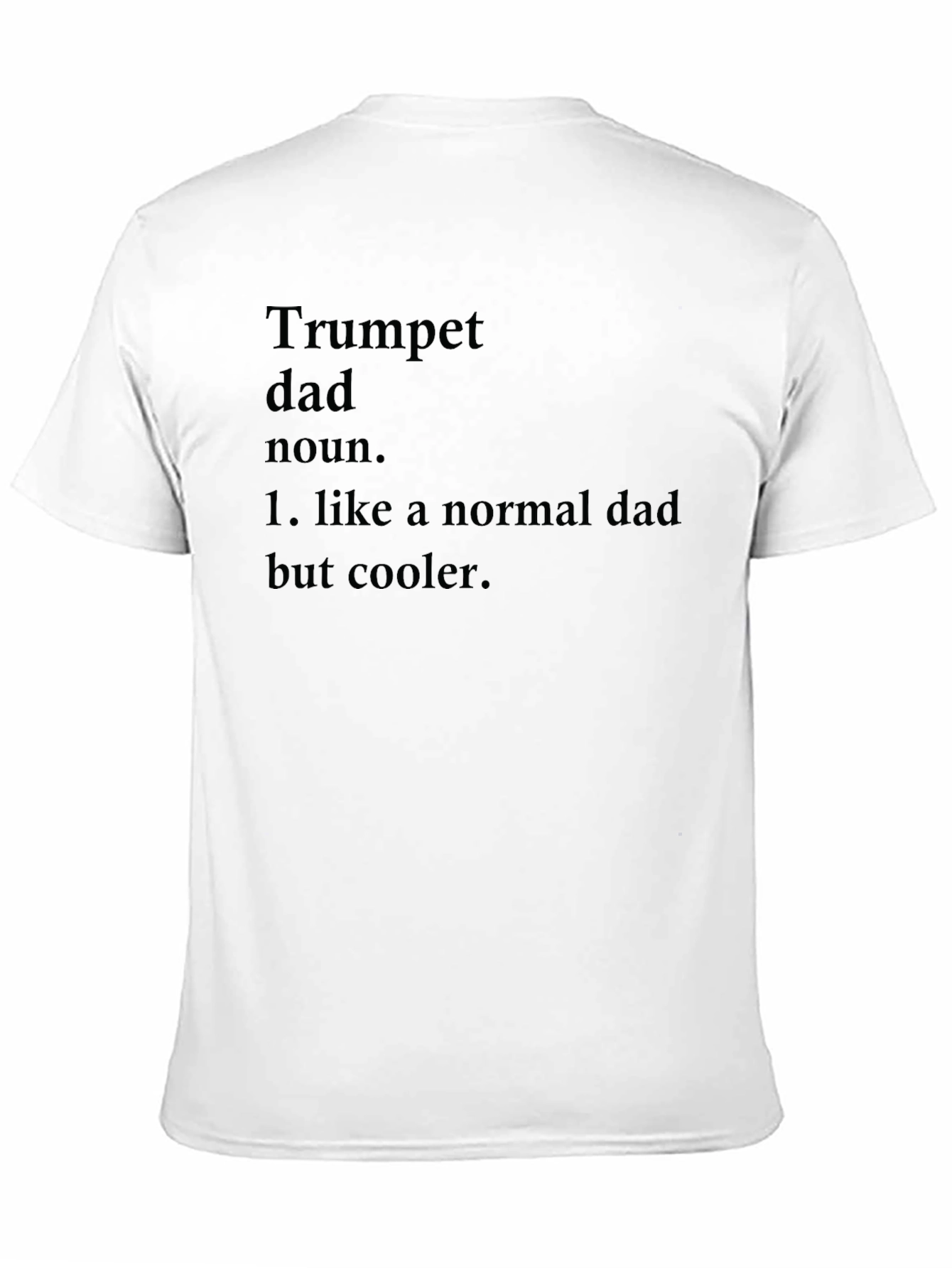 Trumpet Dad Definition Black T-Shirt