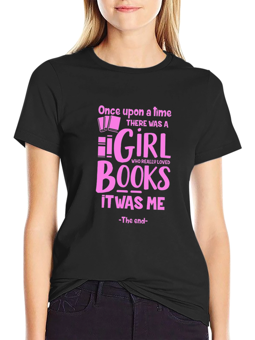 Once Upon A Time Girl Who Loved Books T-Shirt