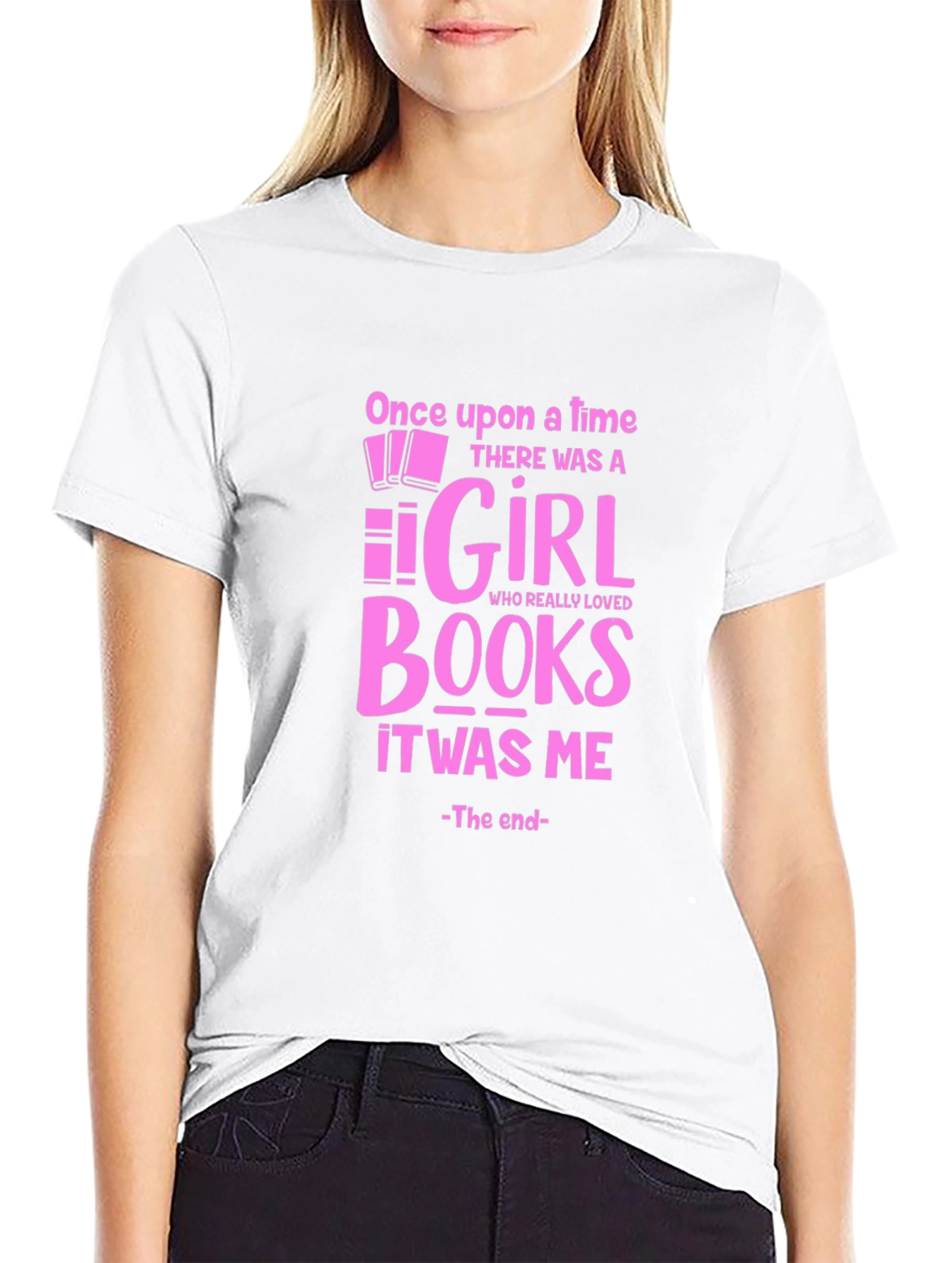 Once Upon A Time Girl Who Loved Books T-Shirt