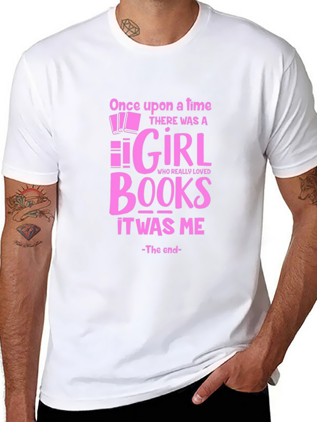 Once Upon A Time Girl Who Loved Books T-Shirt