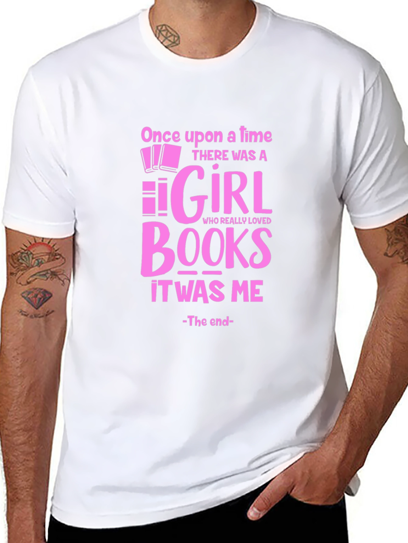 Once Upon A Time Girl Who Loved Books T-Shirt