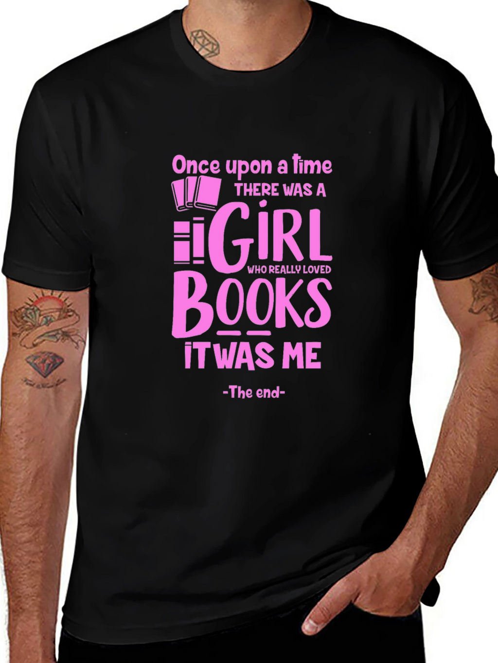 Once Upon A Time Girl Who Loved Books T-Shirt