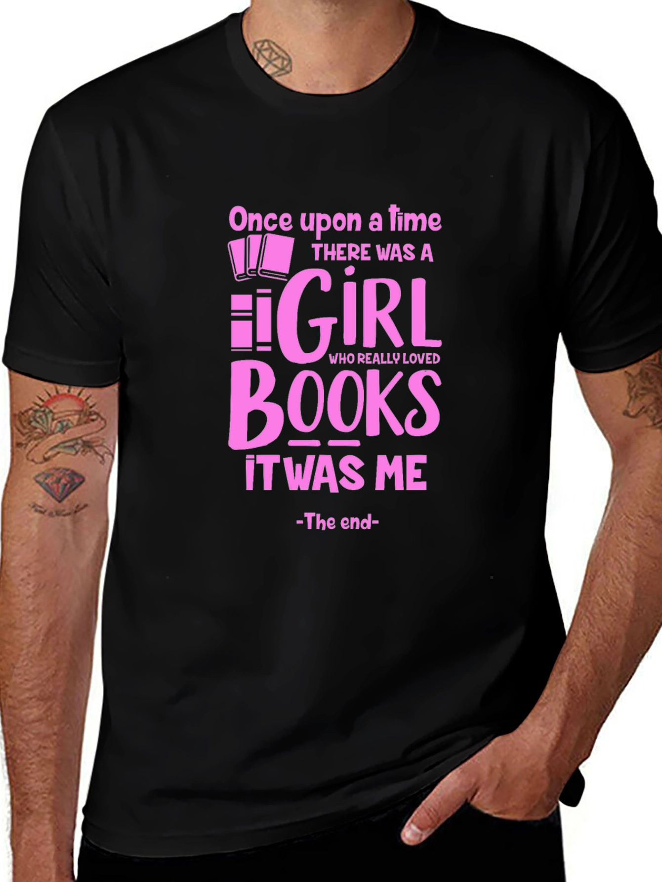 Once Upon A Time Girl Who Loved Books T-Shirt
