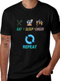 Eat Sleep Cheer Repeat T-Shirt