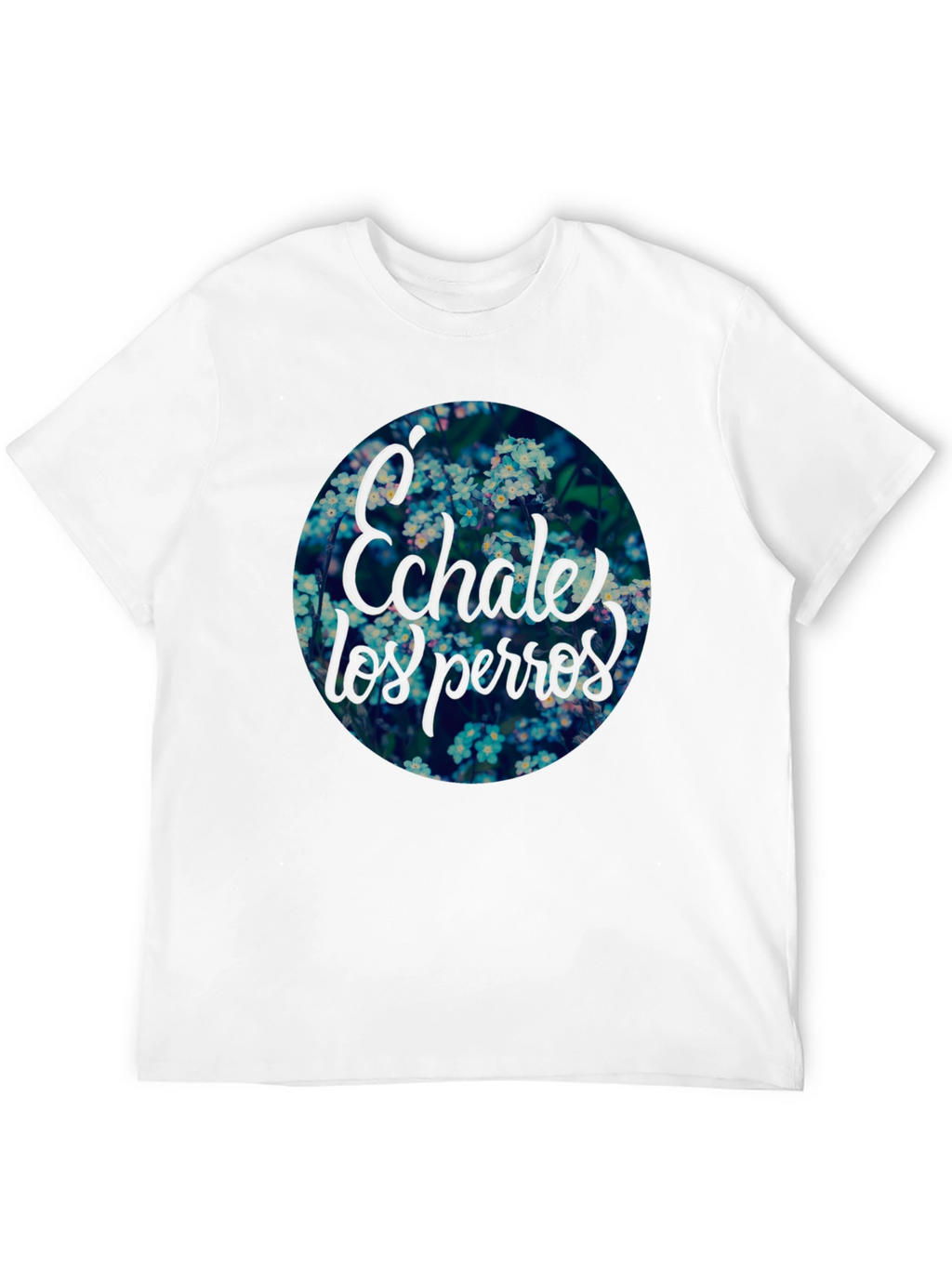 Echale Los Perros Floral Graphic Tee - Black