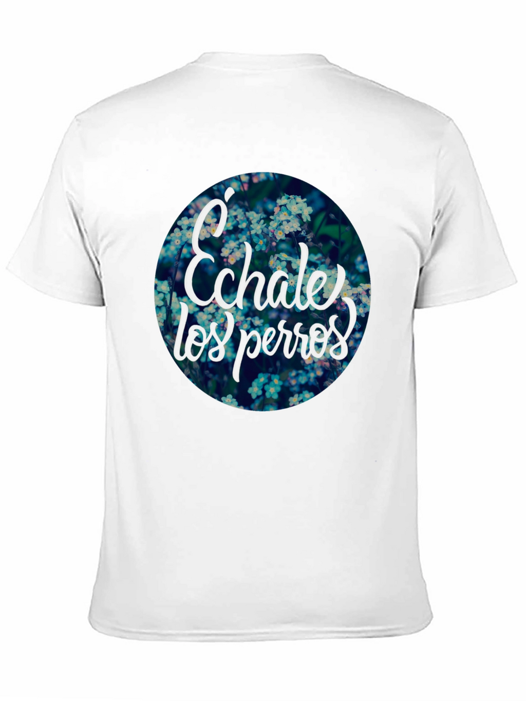 Echale Los Perros Floral Graphic Tee - Black