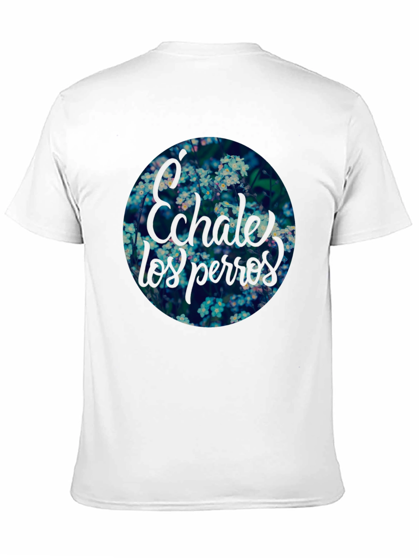 Echale Los Perros Floral Graphic Tee - Black