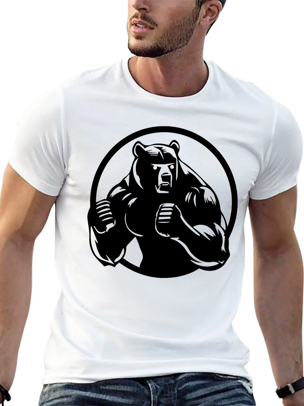Black Bear Graphic Tee - Mens T-Shirt