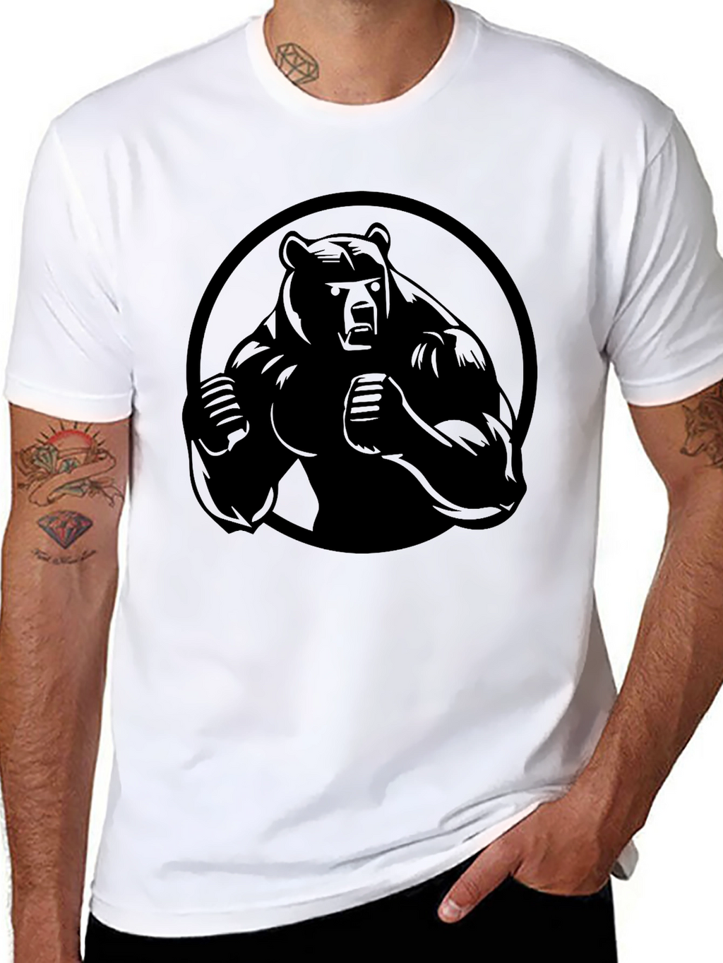 Black Bear Graphic Tee - Mens T-Shirt