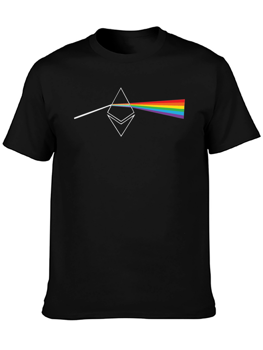 Ethereum Prism Black T-Shirt