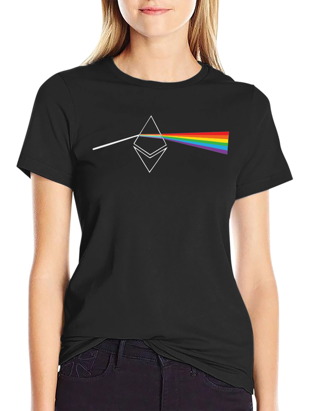 Ethereum Prism Black T-Shirt