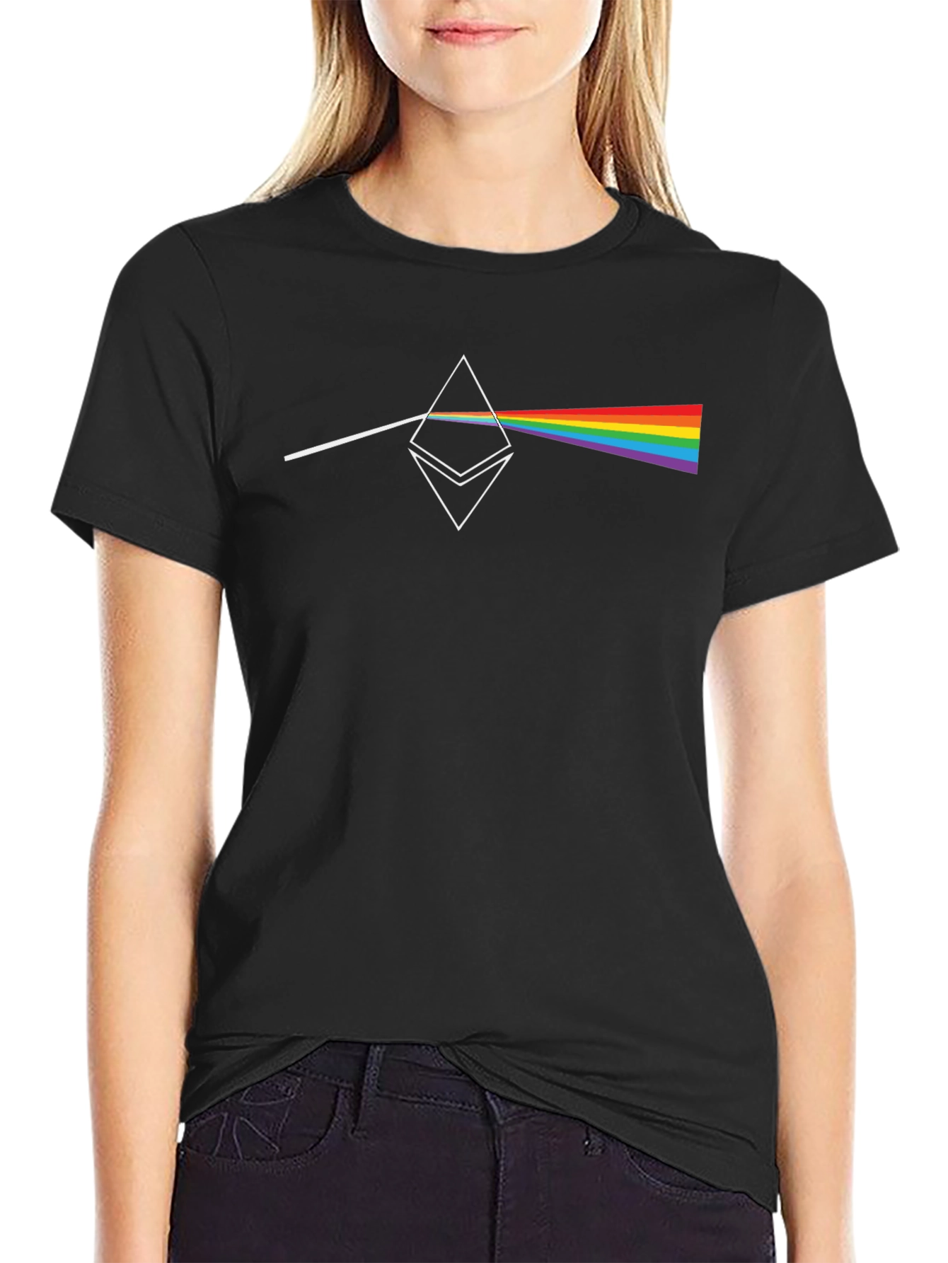 Ethereum Prism Black T-Shirt