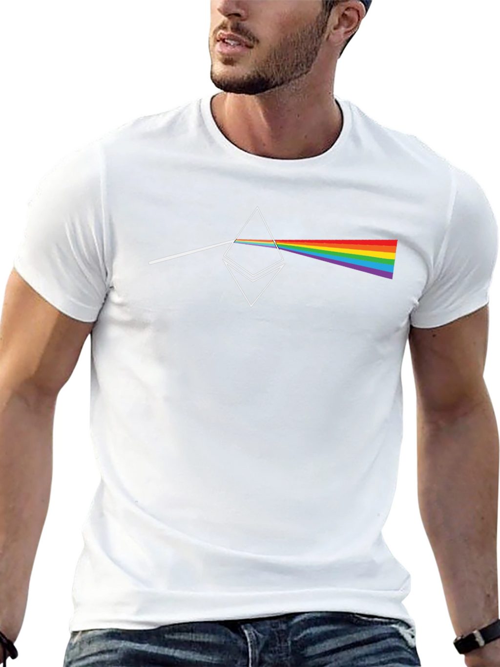 Ethereum Prism Black T-Shirt