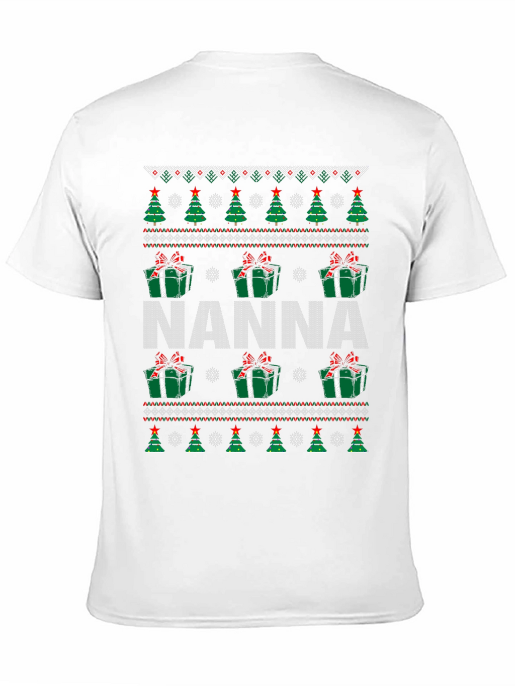 Nanna Christmas Ugly Sweater T-Shirt