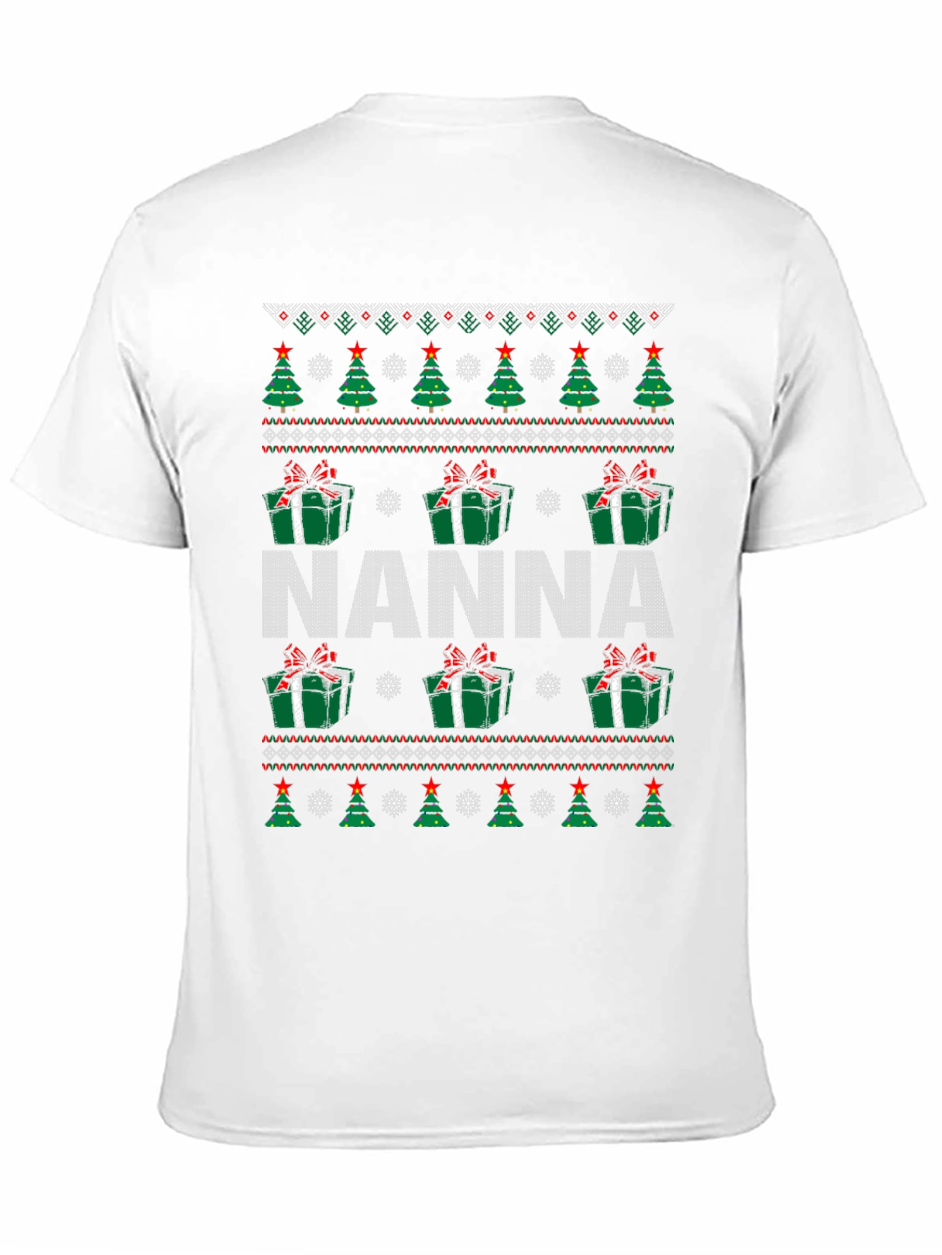 Nanna Christmas Ugly Sweater T-Shirt