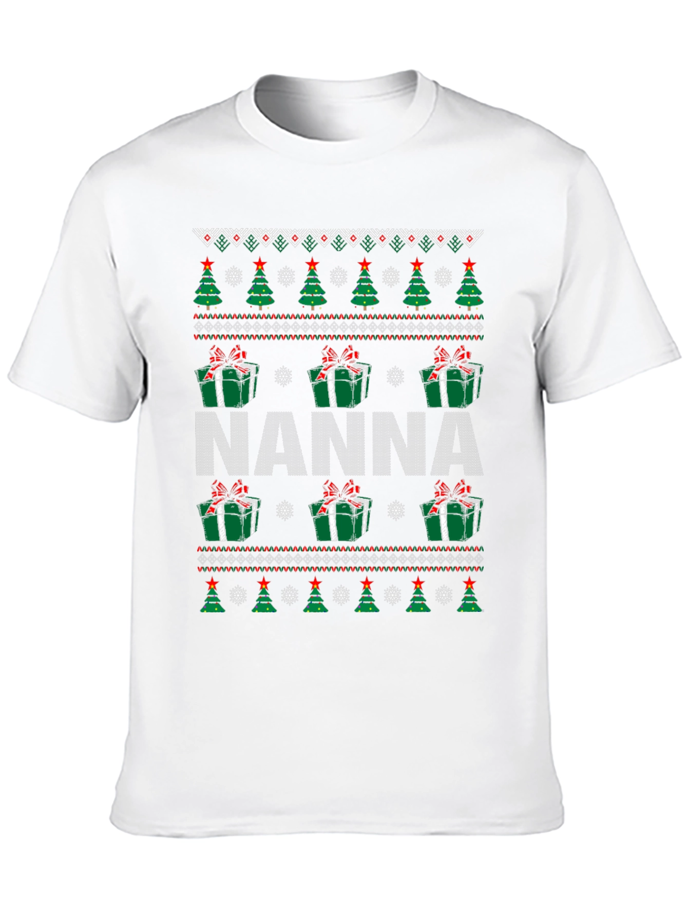 Nanna Christmas Ugly Sweater T-Shirt