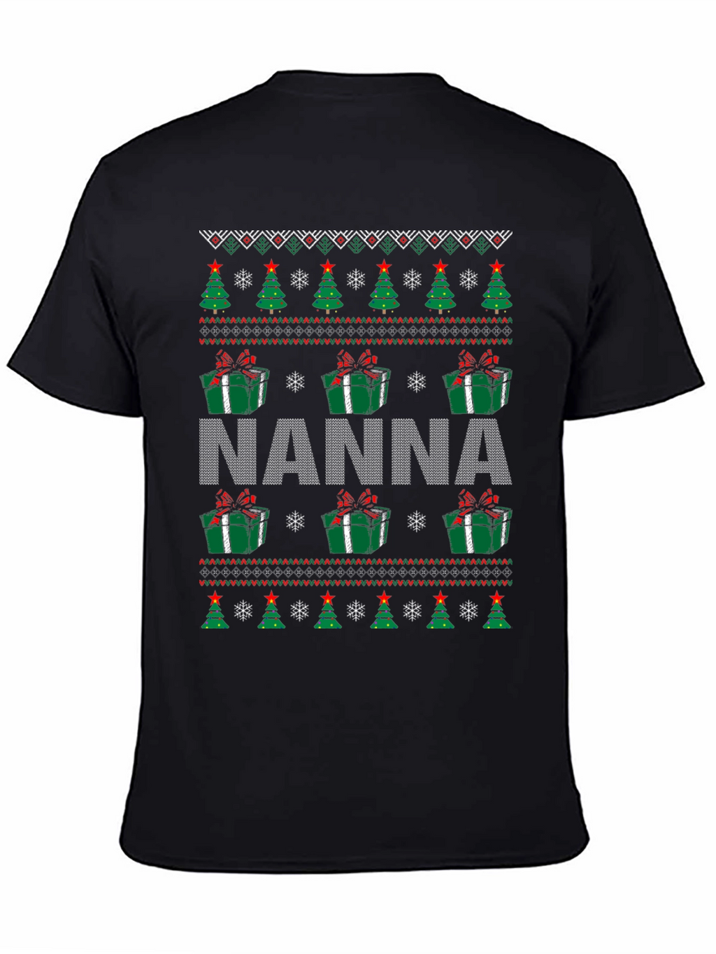 Nanna Christmas Ugly Sweater T-Shirt