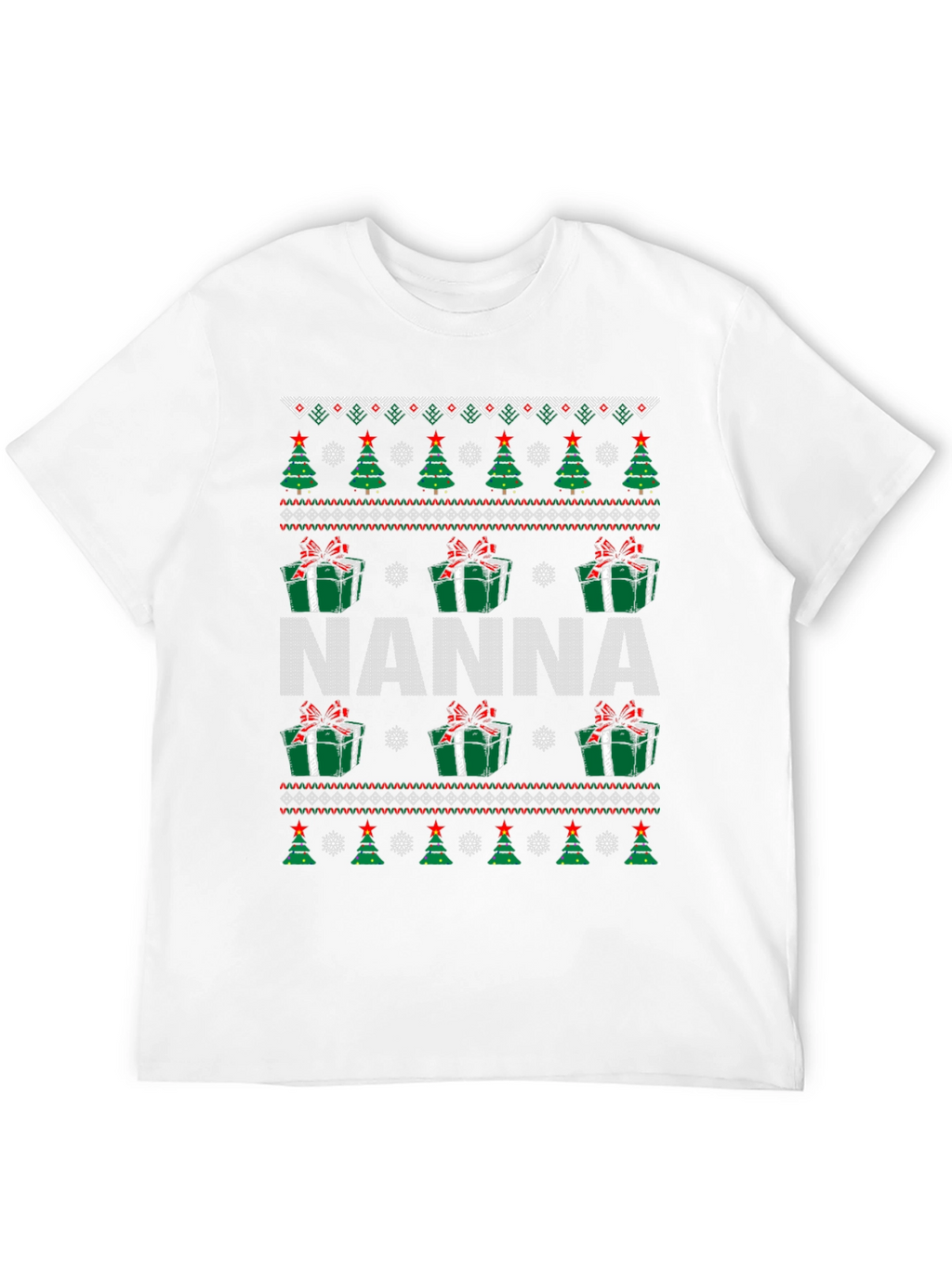 Nanna Christmas Ugly Sweater T-Shirt