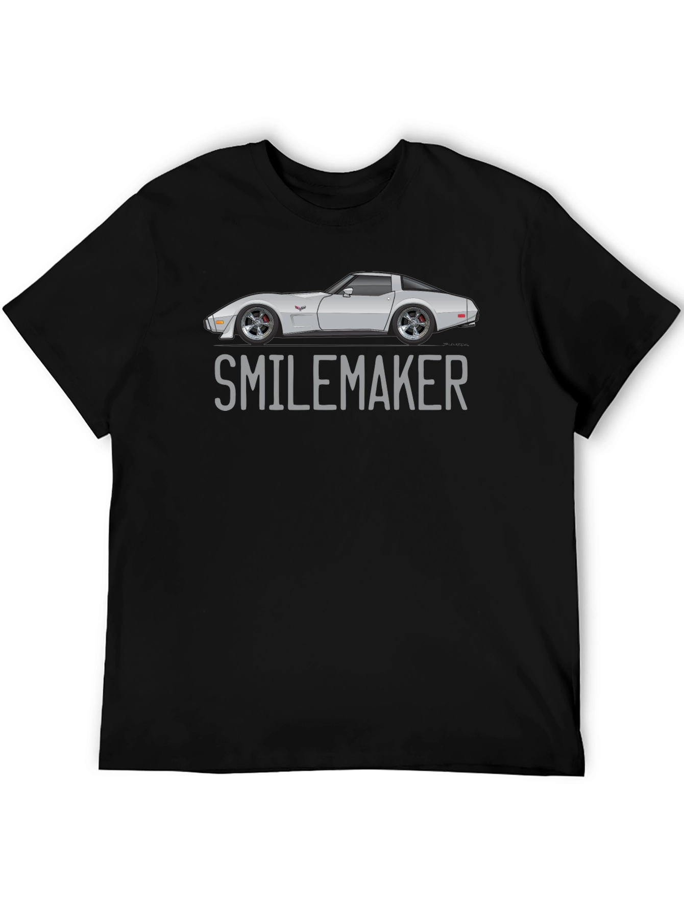 Smilemaker Car Graphic Tee - Cool Car Lover Shirt