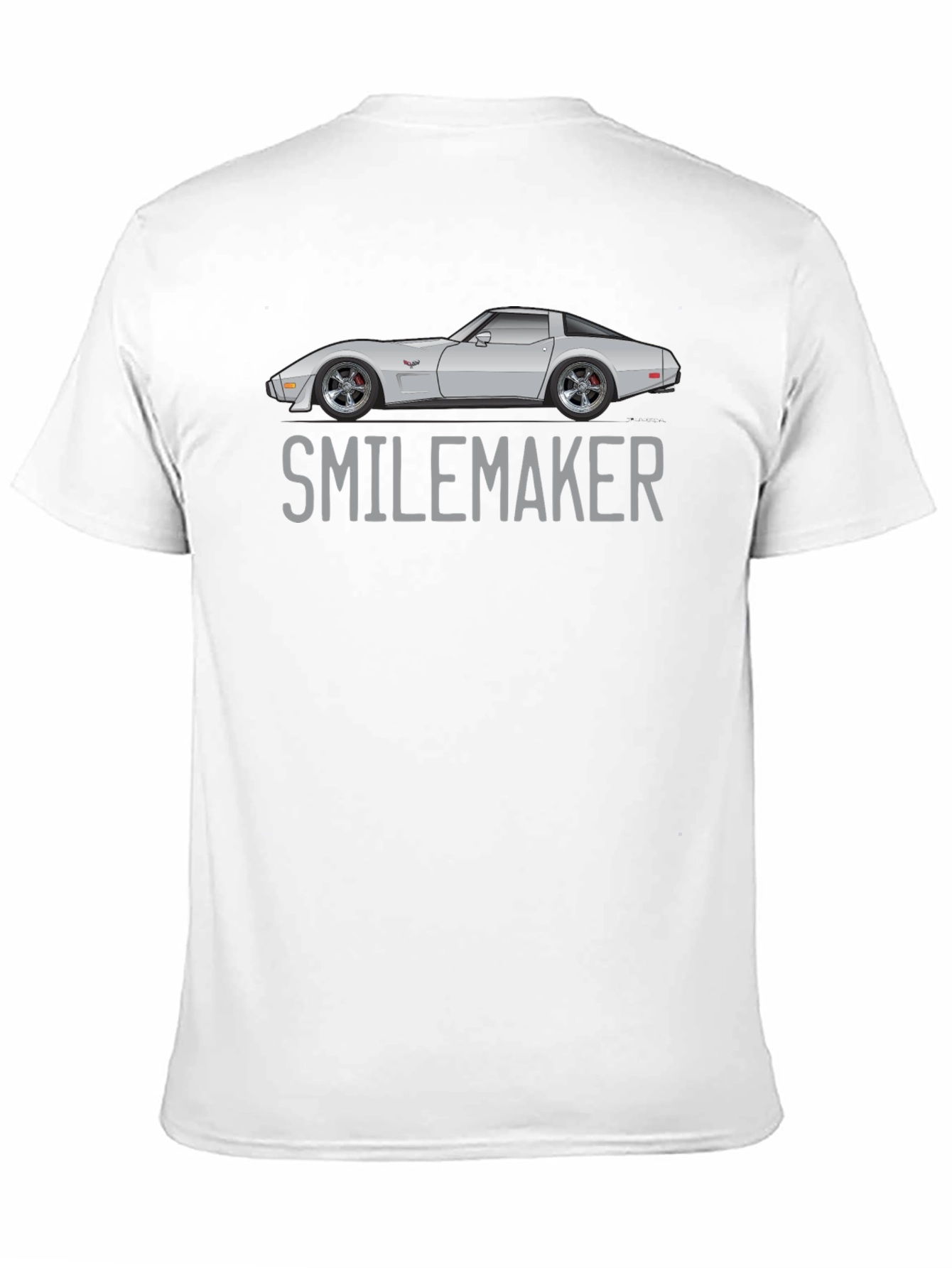 Smilemaker Car Graphic Tee - Cool Car Lover Shirt
