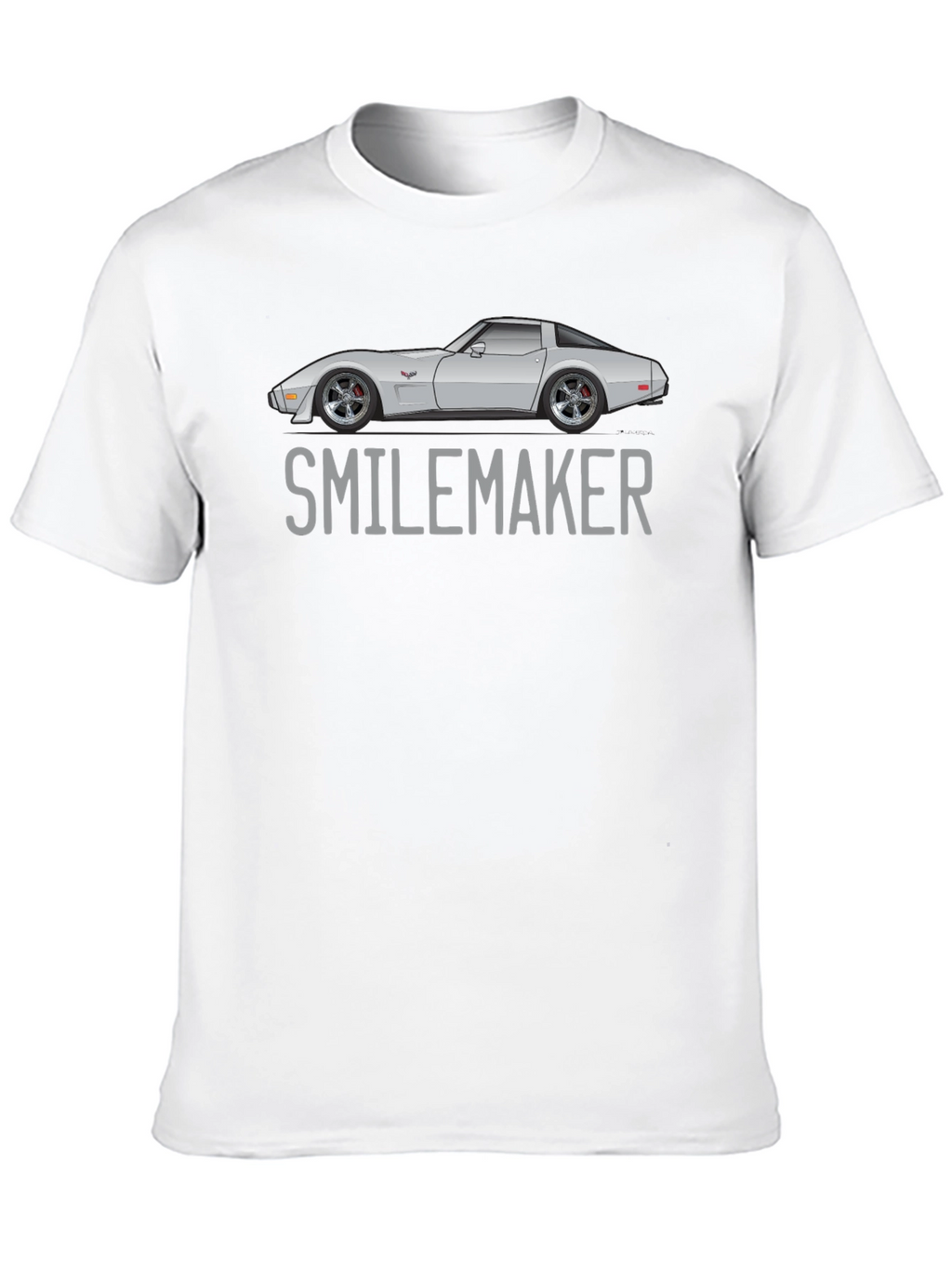 Smilemaker Car Graphic Tee - Cool Car Lover Shirt
