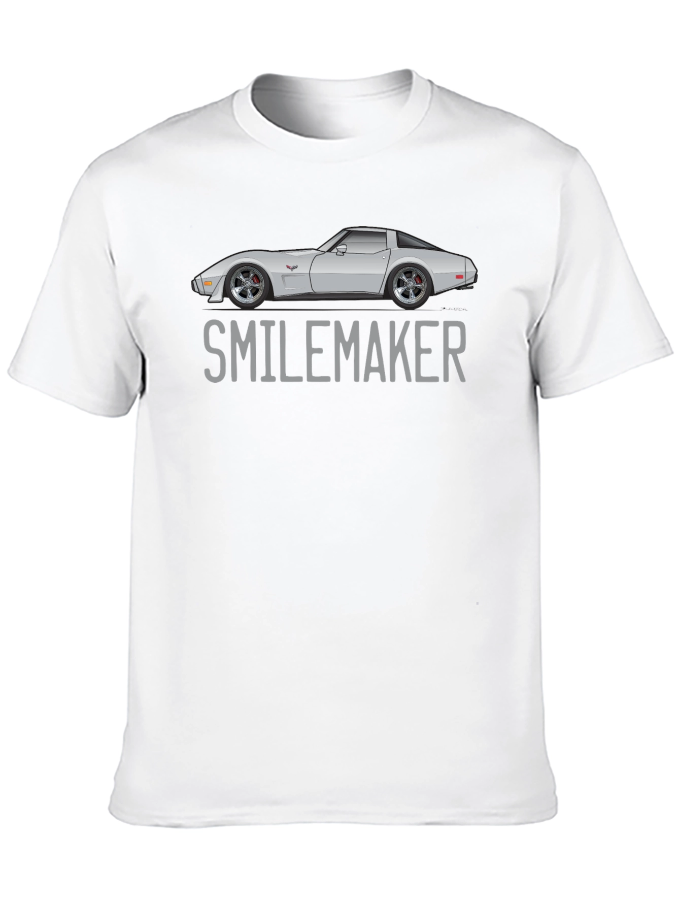 Smilemaker Car Graphic Tee - Cool Car Lover Shirt