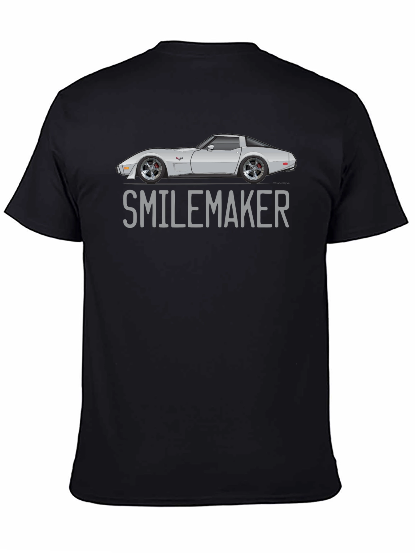 Smilemaker Car Graphic Tee - Cool Car Lover Shirt