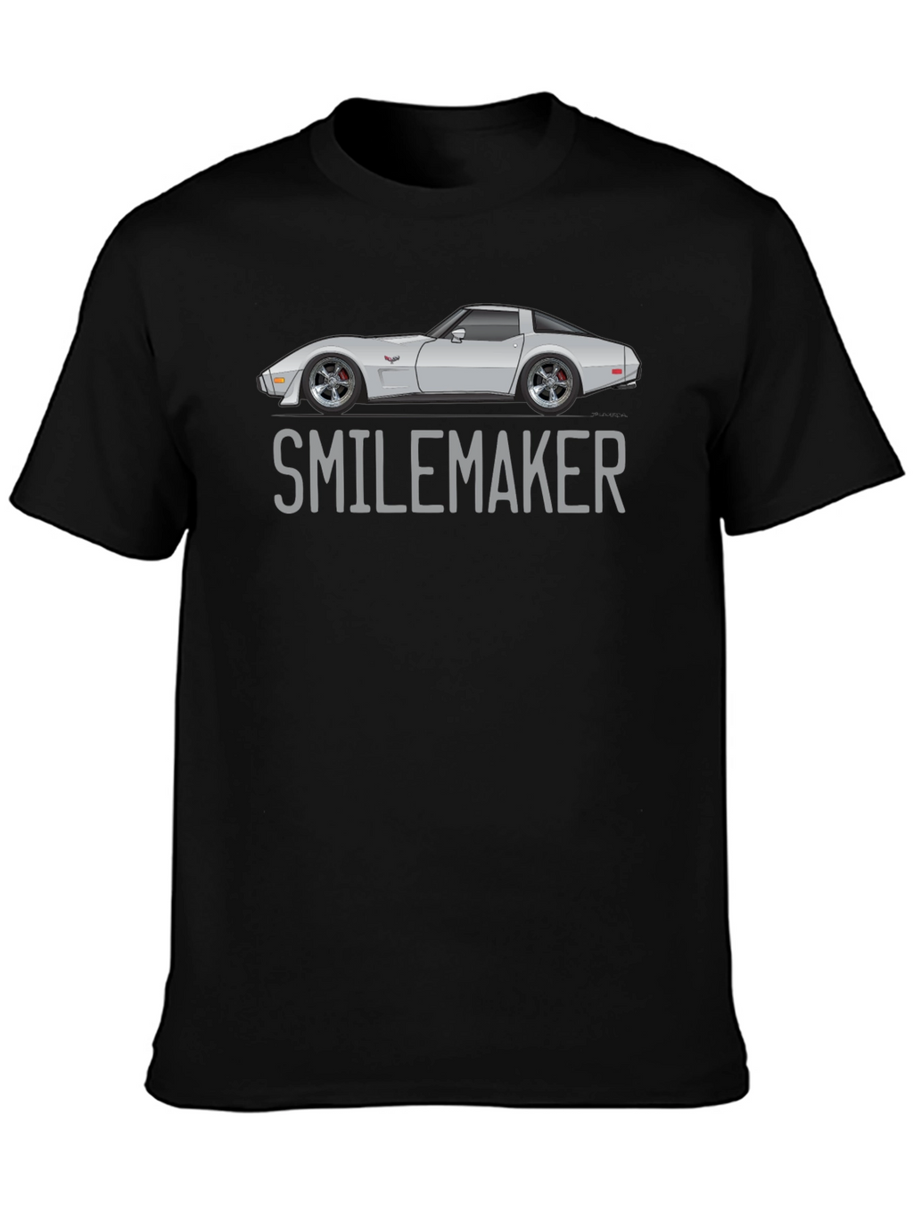 Smilemaker Car Graphic Tee - Cool Car Lover Shirt