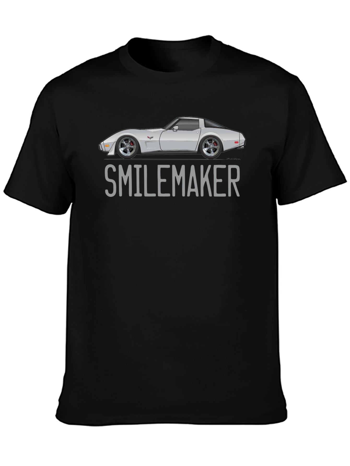 Smilemaker Car Graphic Tee - Cool Car Lover Shirt