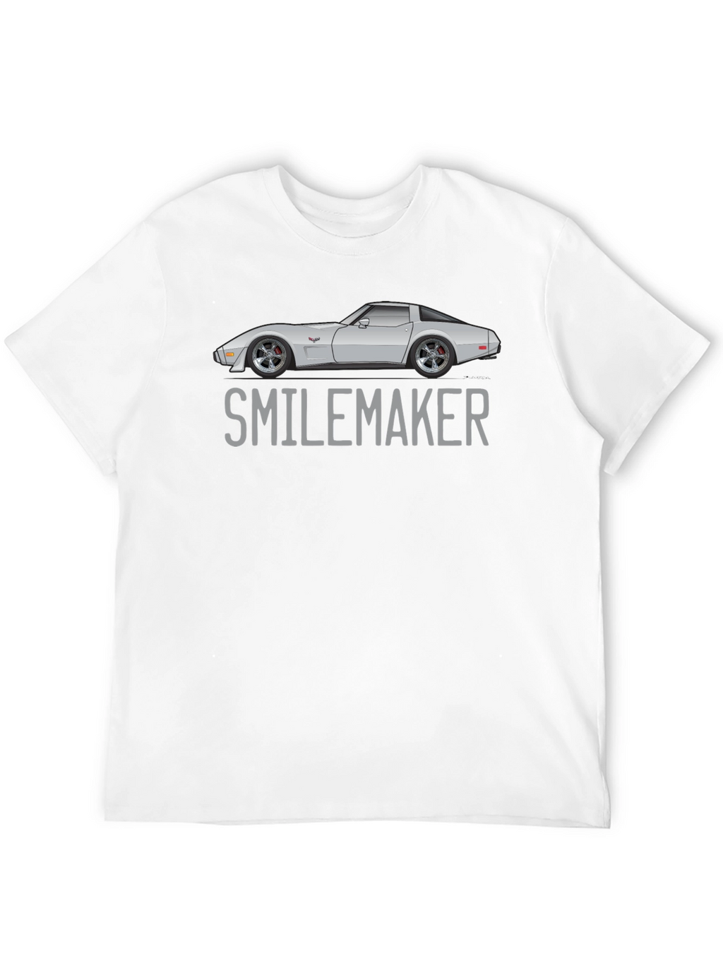Smilemaker Car Graphic Tee - Cool Car Lover Shirt
