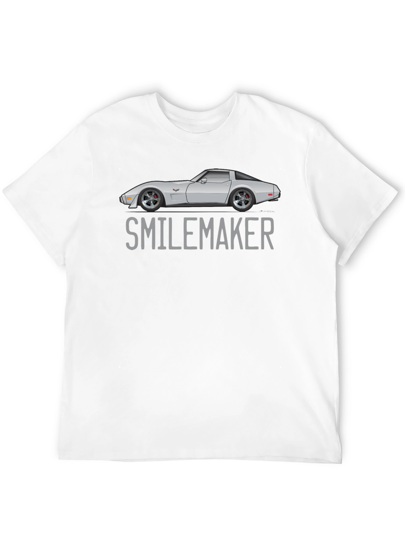 Smilemaker Car Graphic Tee - Cool Car Lover Shirt