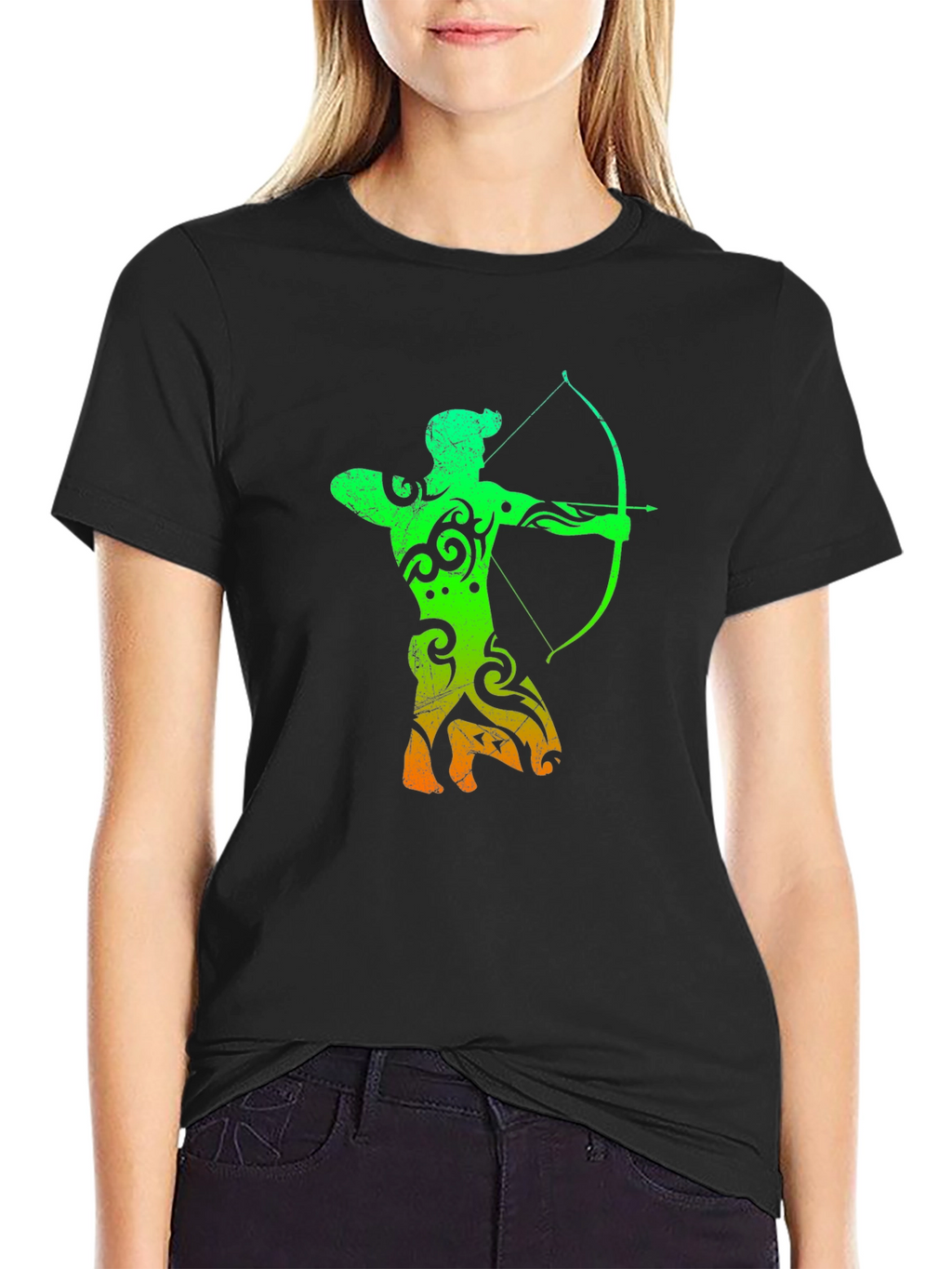 Archery Silhouette Graphic T-Shirt