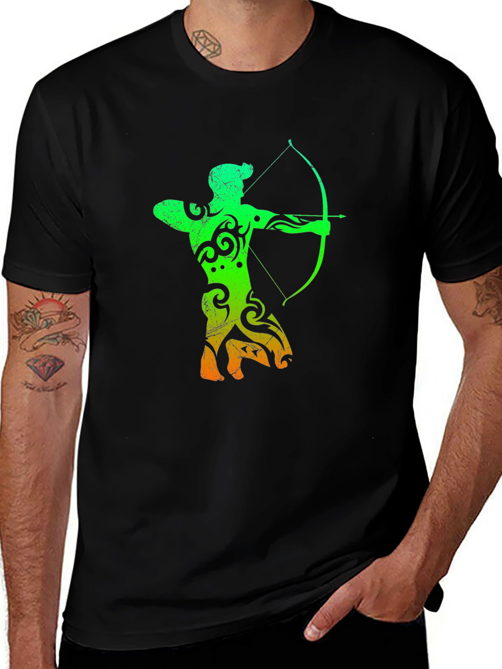 Archery Silhouette Graphic T-Shirt
