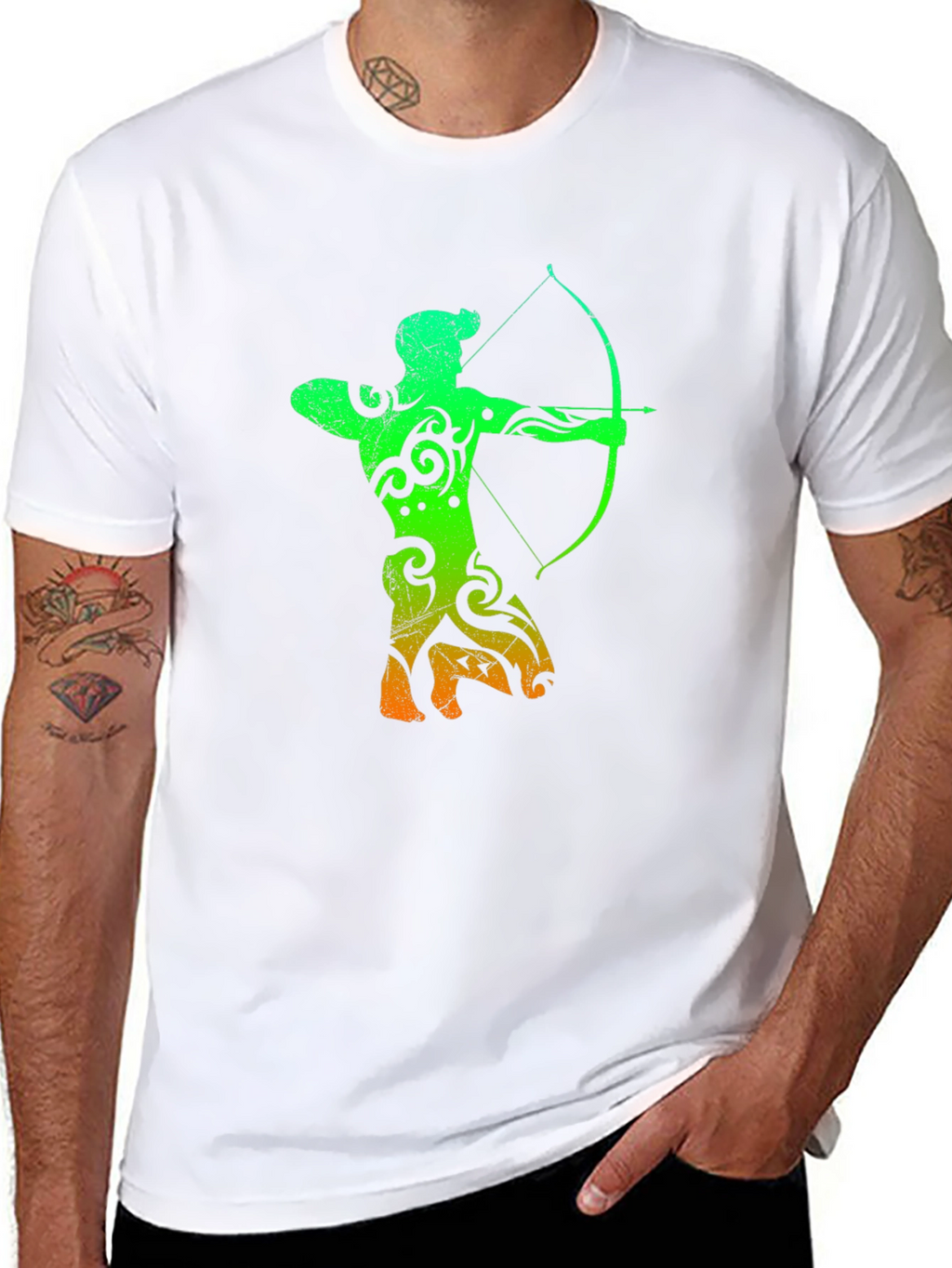 Archery Silhouette Graphic T-Shirt