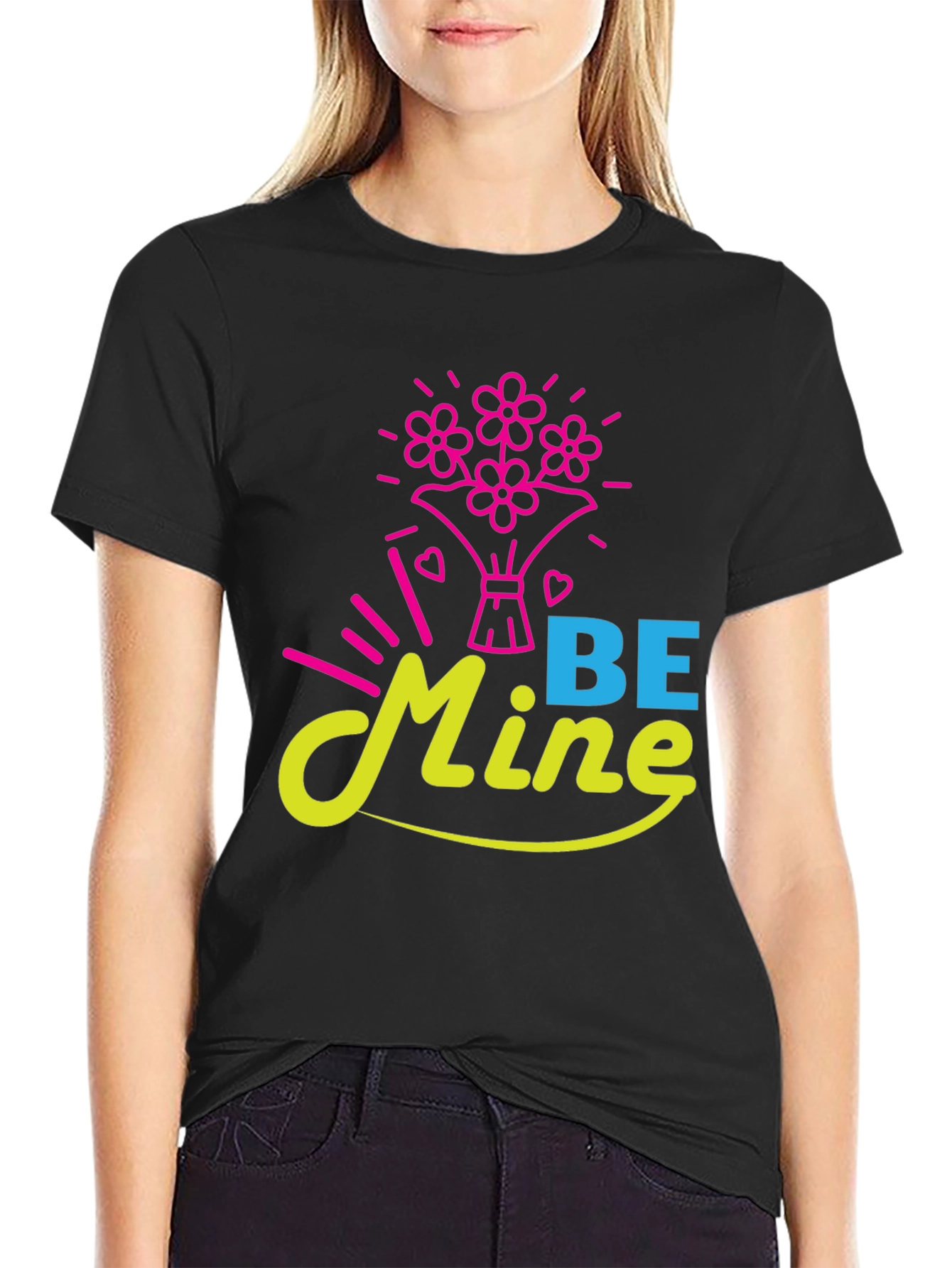 Be Mine Valentines Graphic T-Shirt