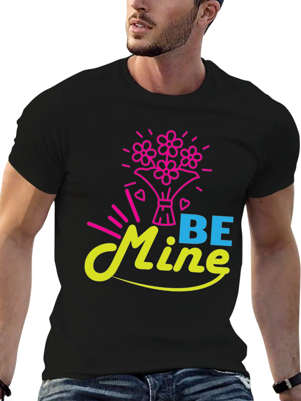 Be Mine Valentines Graphic T-Shirt